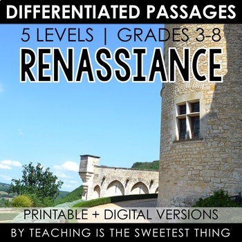 Preview of Renaissance: Passages - Distance Learning Compatible