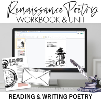 Preview of Renaissance Poetry Workbook and Unit / Shakespeare, Donne, Herrick, Marlowe
