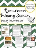Renaissance Primary Sources Worksheet, DBQ