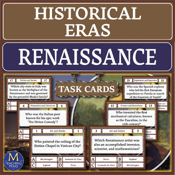 Preview of Renaissance Quiz: Task Cards