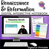 Renaissance & Reformation DIGITAL Interactive Notebook Wor