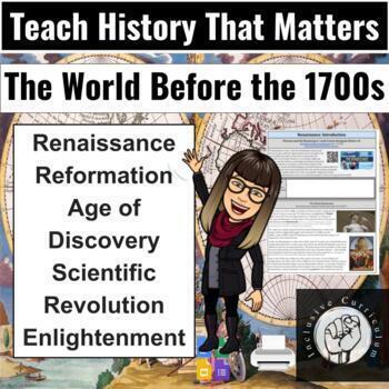 Preview of Renaissance, Reformation, Scientific Revolution, & Enlightenment Activities