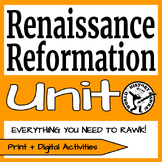 Renaissance Period & Protestant Reformation Unit Bundle Ac