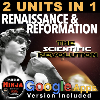 Preview of Renaissance/Scientific Revolution Units Bundle, Guided Notes, GoogleApps Version
