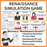 Renaissance Simulation Game