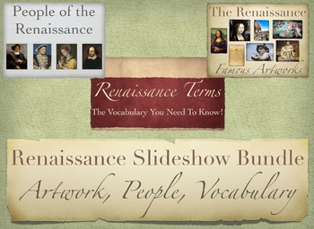 Preview of Renaissance Slideshow Bundle
