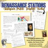 Renaissance Stations Activity + Instagram Profile Template