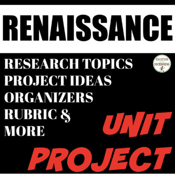Preview of Renaissance: Student-centered Unit Project on the Renaissance