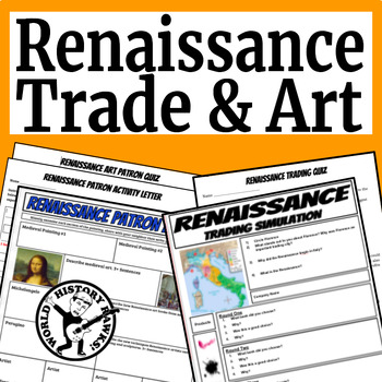 Preview of Renaissance Period Trading & Art Activity BUNDLE