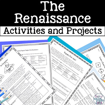 Preview of Renaissance Unit Bundle Activities and Projects