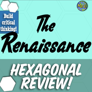 Preview of Renaissance Unit Hexagon Thinking Activity