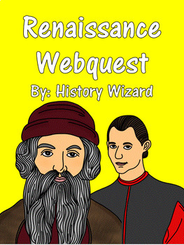 Preview of Renaissance Webquest and Answer Sheet (Great Lesson Plan)