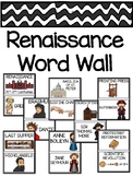 Renaissance Word Wall Includes Scientific Revolution Prote