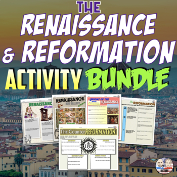 Preview of Renaissance and Reformation | Unit Activity Bundle