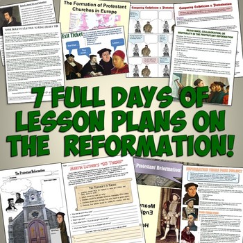 Renaissance and Reformation Complete Unit Set by Students of History