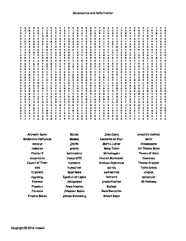 world history word search