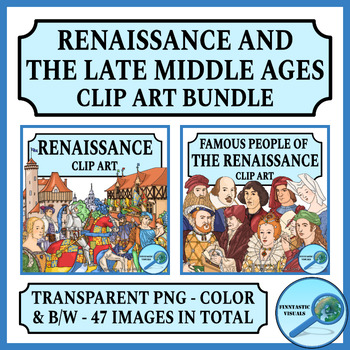 Preview of Renaissance and the Late Middle Ages Clip Art Bundle