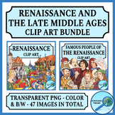 Renaissance and the Late Middle Ages Clip Art Bundle