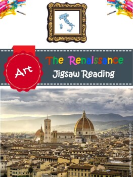 Preview of Renaissance in Italy - Jigsaw Puzzle Reading
