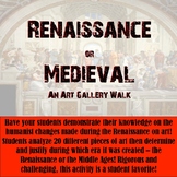 Renaissance versus Medieval Art - A Gallery Walk!