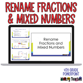 Preview of Rename Fractions & Mixed Numbers | BUNDLE