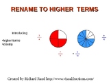 Renaming Fractions to Higher Terms