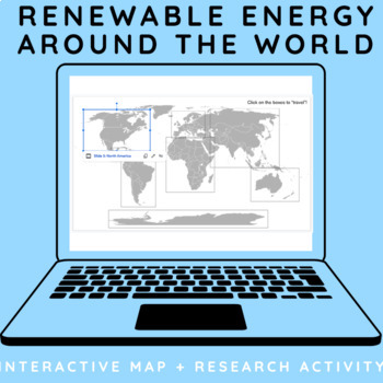 Preview of Renewable Energy Around the World: Interactive Map & Research Activity