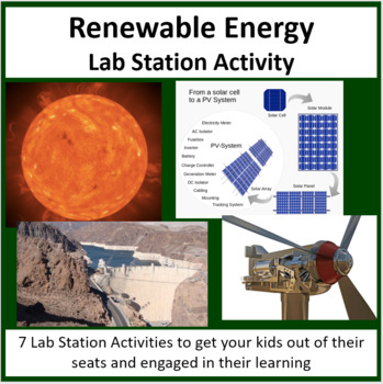 Preview of Renewable Energy - Lab Station Activity