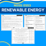 Renewable Energy {NGSS Science & Reading Passage with Worksheet}
