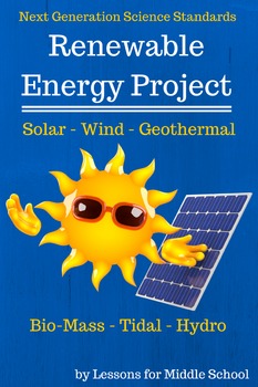 Preview of Middle School Science - Renewable Energy Project
