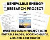 Renewable Energy Research Project - NGSS