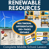 Renewable Energy Resources Complete 5E Lesson