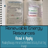 Renewable Energy Resources Reading Comprehension Interacti