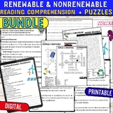 Renewable & Non-Renewable Reading Comprehension Passage,Qu