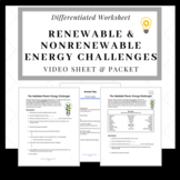 Renewable & Nonrenewable Energy Challenges Bundle