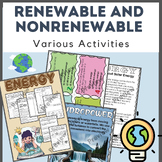 Renewable & Nonrenewable Energy: Reading Comprehension; Wo