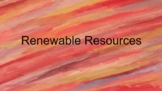 Renewable Resources Unit