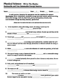 Renewable and Non-Renewable Energy Sources - Worksheet - F