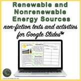Renewable and Nonrenewable Energy Texts and More for Use w