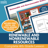 Renewable and Nonrenewable Resources - Complete 5E Unit Pl