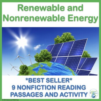 Preview of Renewable and Nonrenewable Resources Reading Comprehension Passages and Activity