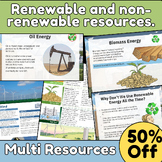 Renewable and nonrenewable resources,renewable energy work