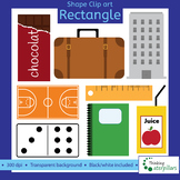 Rectangle objects 2D Clip art (shapes)