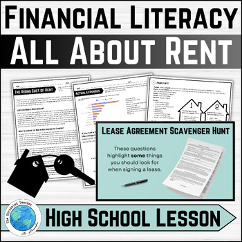 Preview of Renting a Home or Apartment Financial Literacy Lesson High School