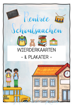 Preview of Rentrée/Schoulsaachen - Wierderkaarten & Plakater