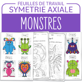 Rentrée scolaire Symétrie Monstres French Back to school M