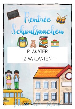 Preview of Rentrée/Schoulsaachen - Plakater