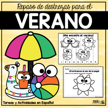 Preview of Repaso de Destrezas para un Verano Educativo | Spanish Summer Practice