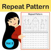 Repeat pattern worksheet Vol.3