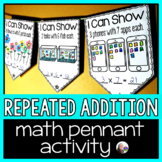 Repeated Addition Math Pennant Activity